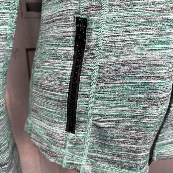 Lululemon Define Jacket Space Dye Camo Forage Teal Black Sz 8